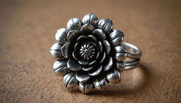 Explorez la bague fleur en inox à tarif avantageux