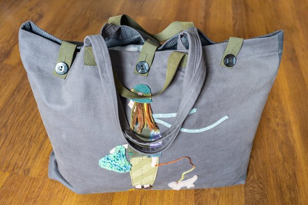 Sac cabas artisanal : l'élégance d'une pièce unique